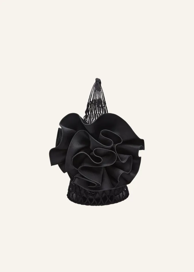Shop Magda Butrym Handbags Small Devana Bag In Black