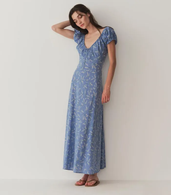 Shop SOFIA DRESS Lapis Bluebell Ballad DEN Dresses