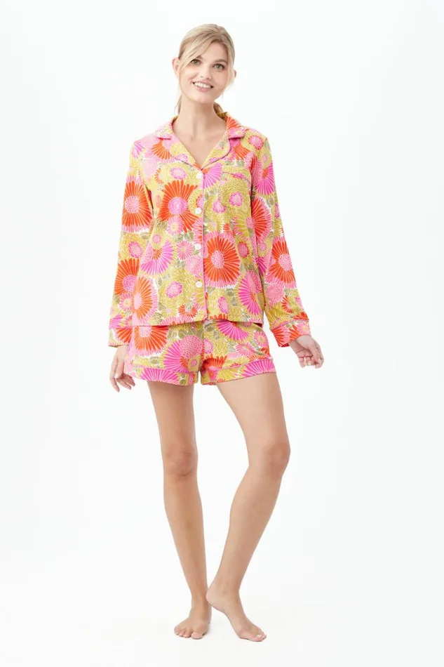 SHOP Trina Turk WOMEN039S SLEEPWEAR WARM SAND BOTANICAL SHORTY PJ