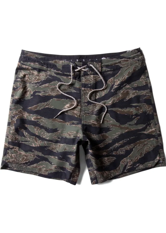 Short Sets 165quot Boardshort Tiger Camo Men Vissla Boardshorts