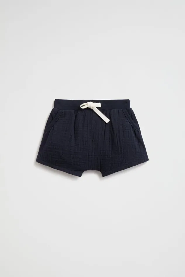 Shorts Baby Seed Heritage Cheesecloth Short Midnight Blue