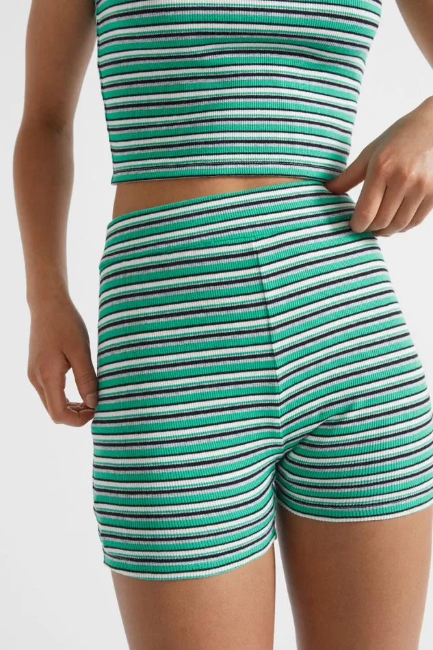 Shorts Teen Girl Seed Heritage Rib Bike Short Jewel Green