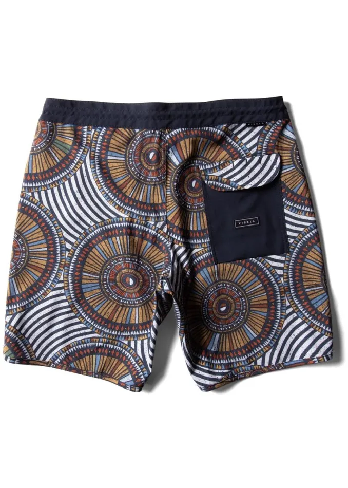 Skeleton Coast 185quot Boardshort Phantom Men Vissla Boardshorts