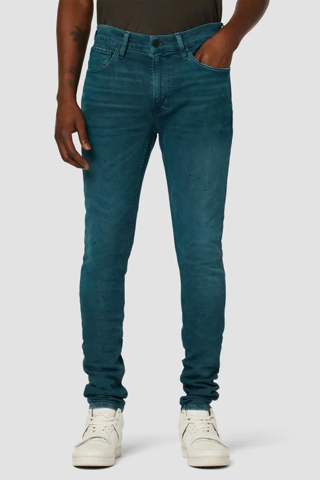 Skinny Men Hudson Jeans Zack Skinny Jean 36034 Inseam Dark Marina