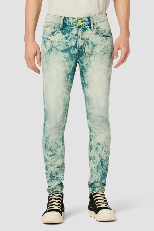 Skinny Men Hudson Jeans Zack Skinny Jean Blue Acid