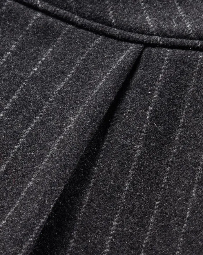 Skirts and Shorts Shop Veronica Beard Haina Pinstriped Short Charcoal Multi
