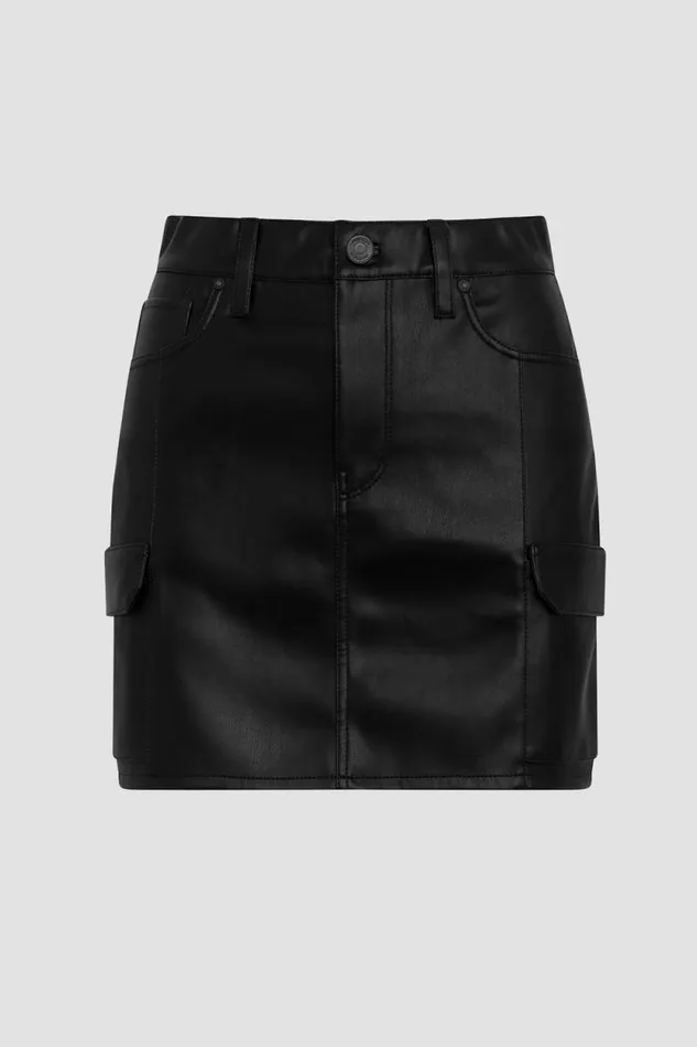 Skirts Women Hudson Jeans Cargo Viper Mini Skirt Black