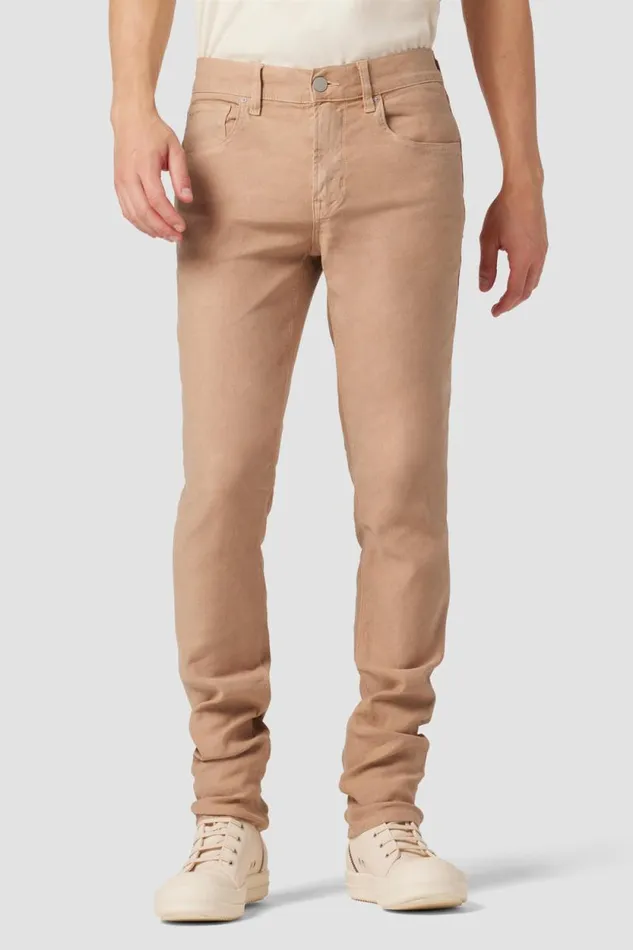 Slim Men Hudson Jeans Blake Slim Straight Twill Pant Latte