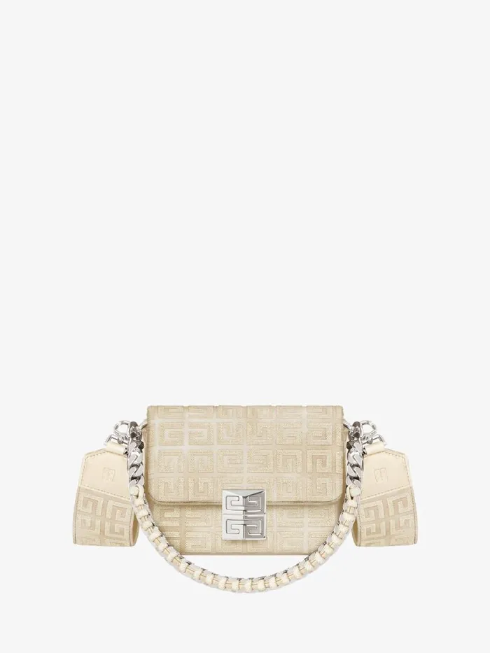 Small 4g Bag In Lurex Embroidery With Chain Dusty Golden Women Givenchy Crossbody Bags Small 4g Bag In Lurex Embroidery With Chain Dusty Golden Women Givenchy Crossbody Bags