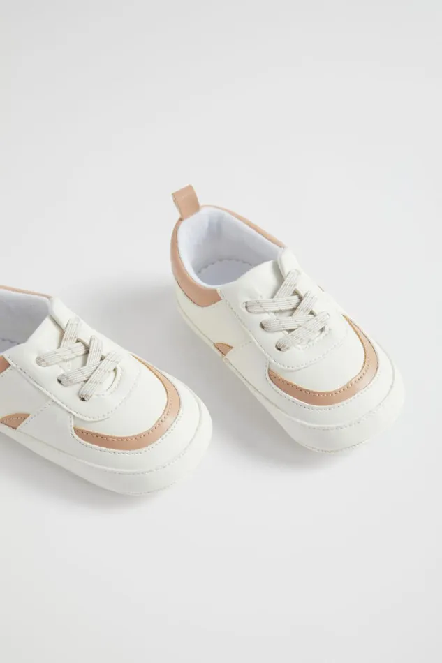 Sneakers and Trainers Baby Seed Heritage Mini Tonal Trainer Latte