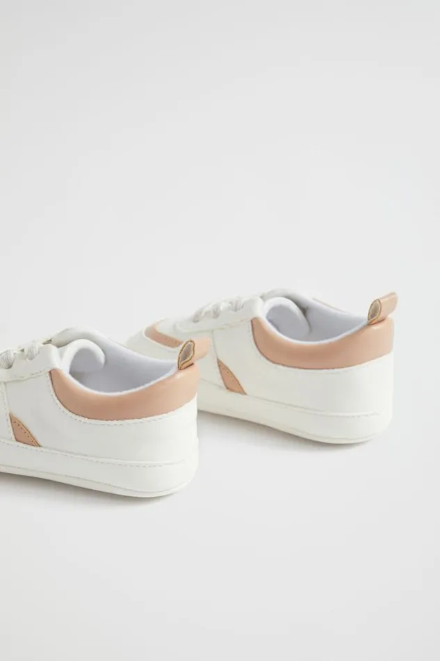 Sneakers and Trainers Baby Seed Heritage Mini Tonal Trainer Latte