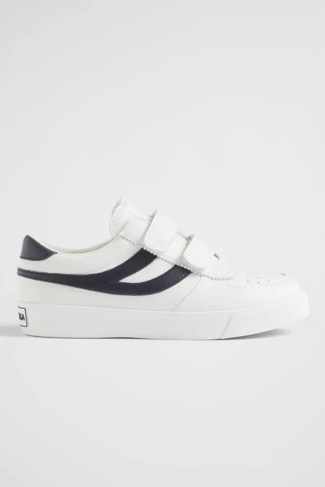 Sneakers and Trainers Boy Seed Heritage Superga Seattle Strap Sneaker White Blue Sneakers and Trainers Boy Seed Heritage Superga Seattle Strap Sneaker White Blue