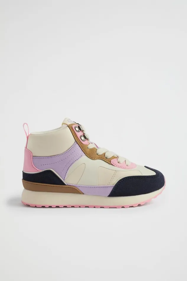 Sneakers and Trainers Girl Seed Heritage Colour Block Hightop Multi