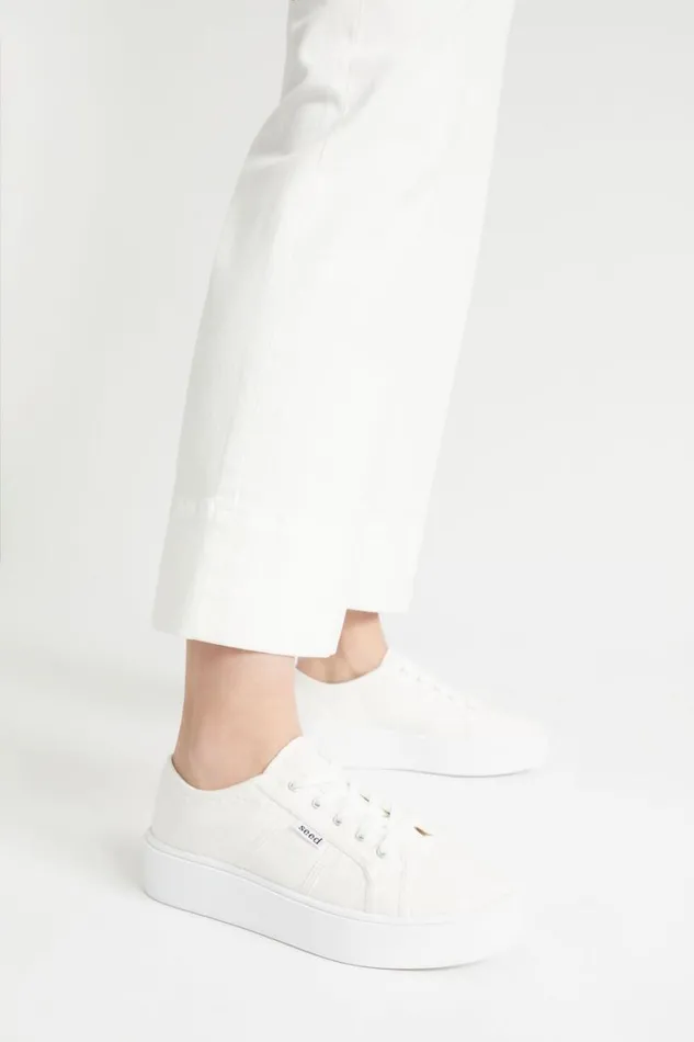 Sneakers Woman Seed Heritage Billie Flatform Sneaker White