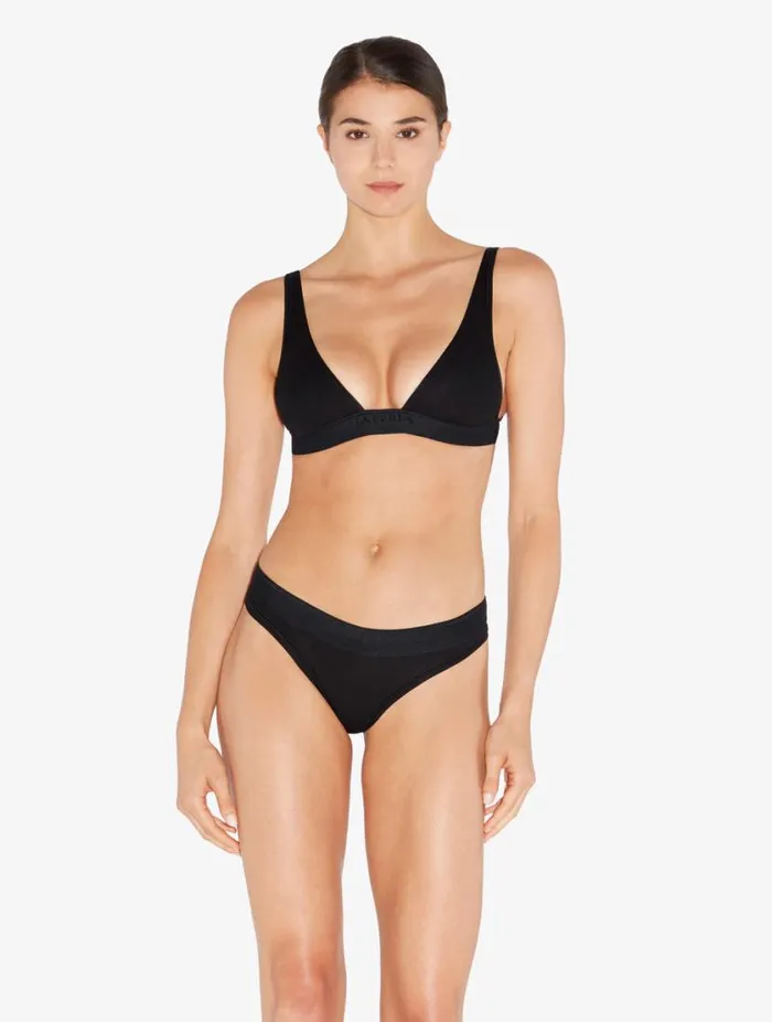 Soft Triangle Bra In Black 8211 Online Exclusive Lingerie La Perla Triangle