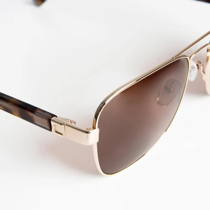 Sole Aviator Sunglasses 8211 Gold Women Bruno Magli Sunglasses
