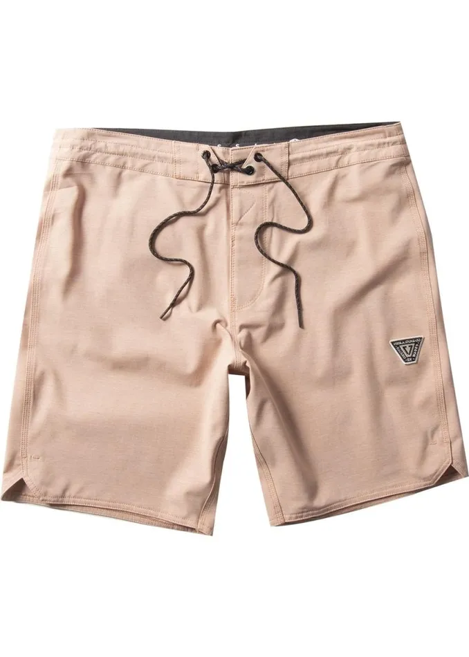 Solid Sets 185quot Boardshort Dusty Orange Men Vissla Boardshorts
