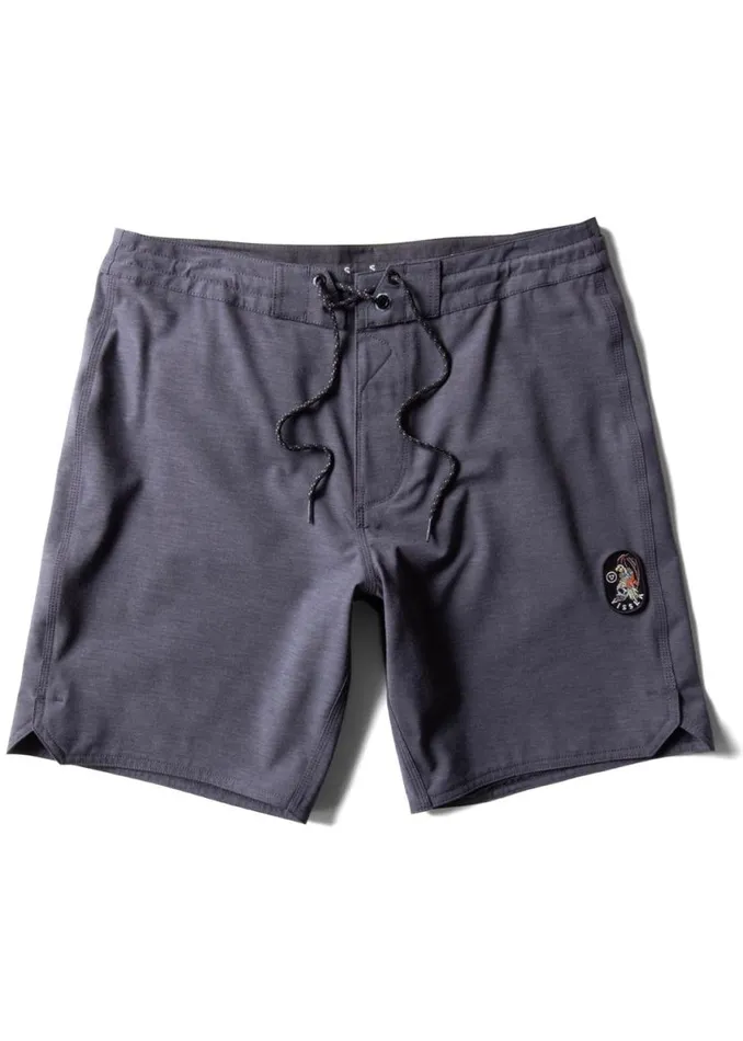 Solid Sets 185quot Boardshort Phantom Men Vissla Boardshorts