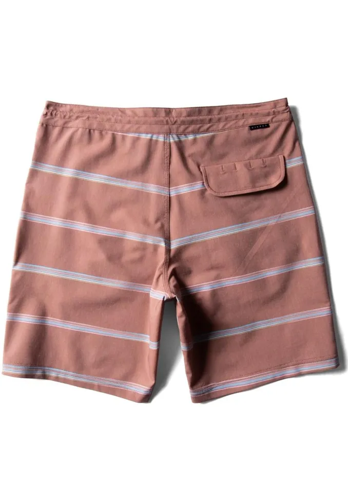 Spaced Out 185quot Boardshort Retro Red Men Vissla Boardshorts