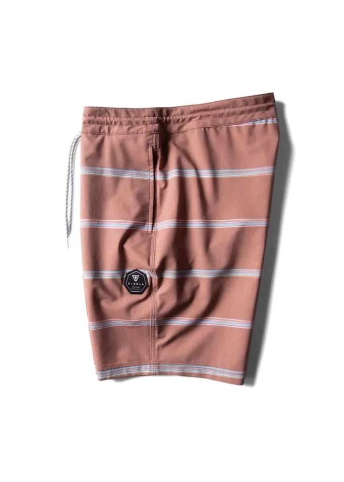 Spaced Out 185quot Boardshort Retro Red Men Vissla Boardshorts