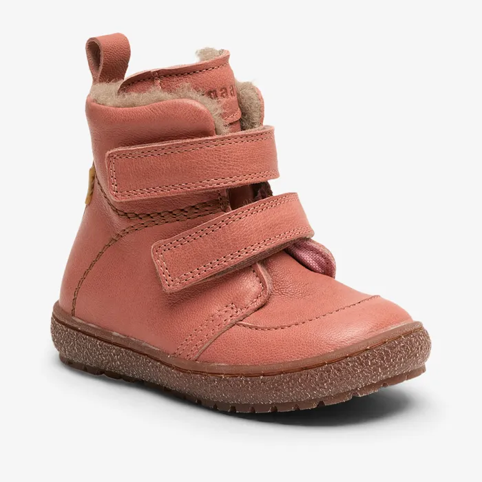 storm tex old rose Rose KIDS Winter boots bisgaardshoes