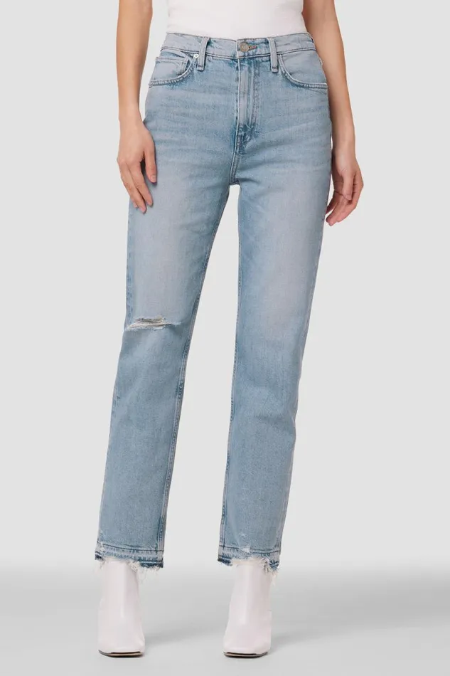 Straight Women Hudson Jeans Jade HighRise Straight Loose Fit Jean Harmonic
