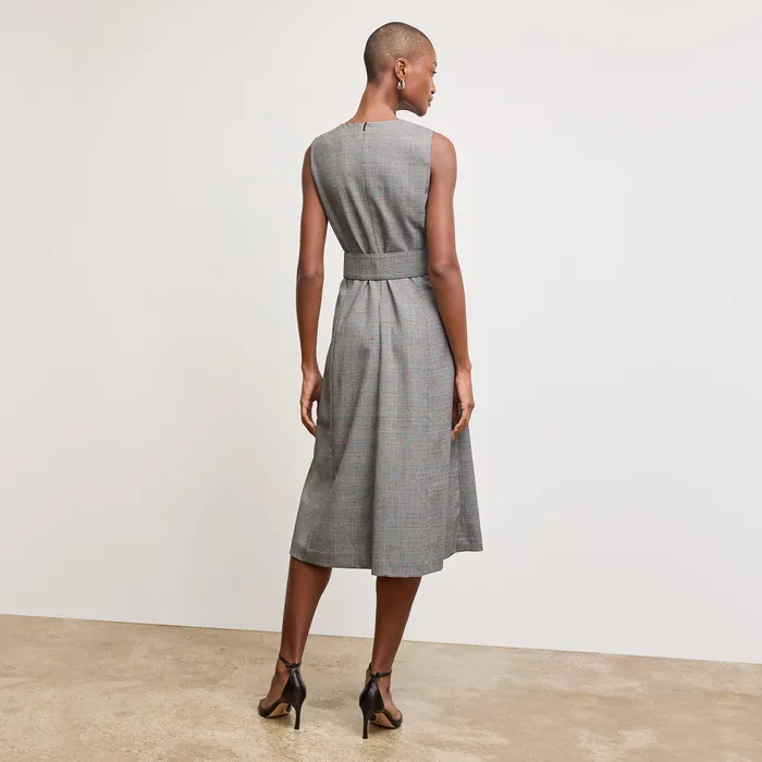Suiting Women M M LaFleur The Angel Elegant Dress 8211 Sharkskin Mixed Check