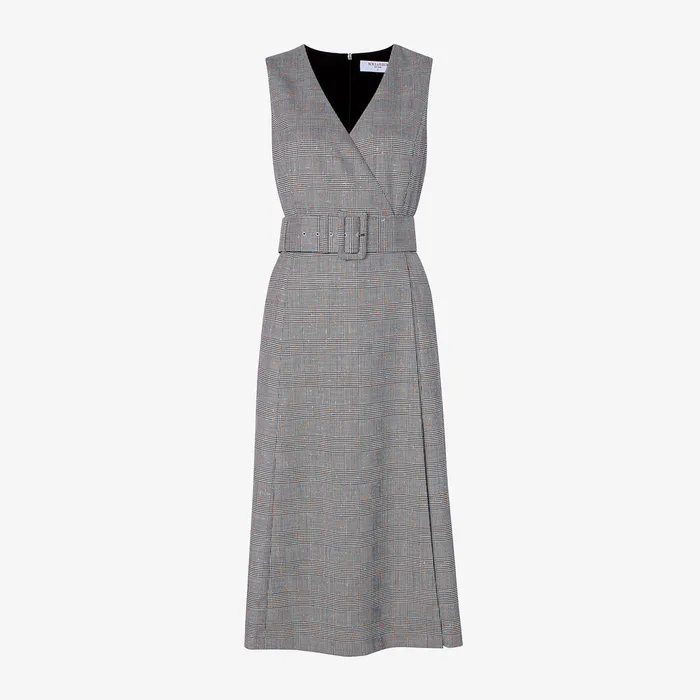 Suiting Women M M LaFleur The Angel Elegant Dress 8211 Sharkskin Mixed Check
