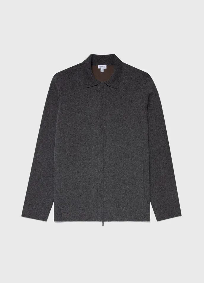 SUNSPEL Jackets and Coats Double Faced Jacket Charcoal Melange 8211 Men