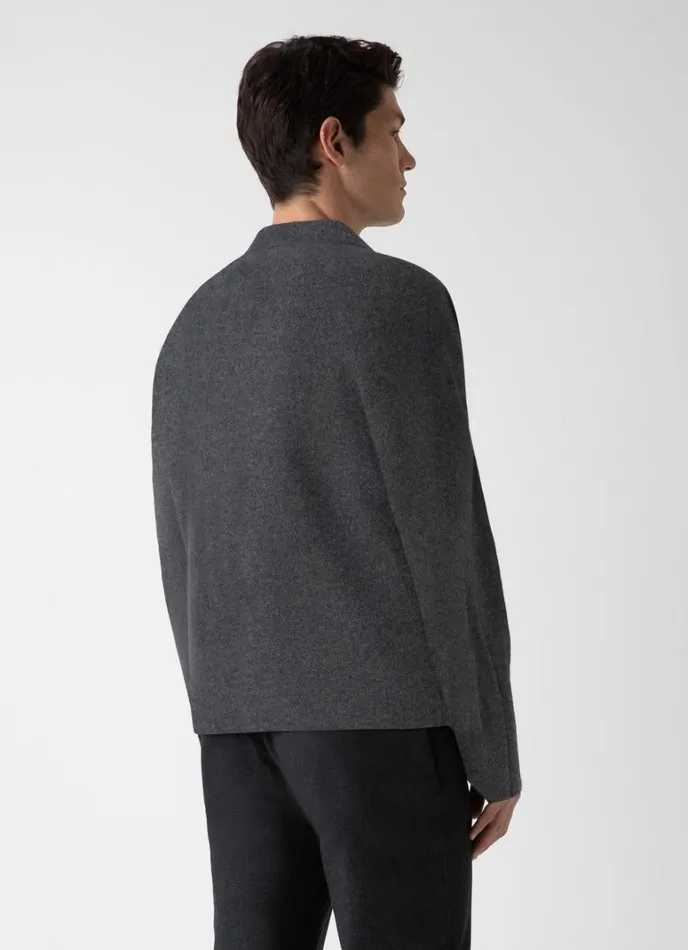 SUNSPEL Jackets and Coats Double Faced Jacket Charcoal Melange 8211 Men