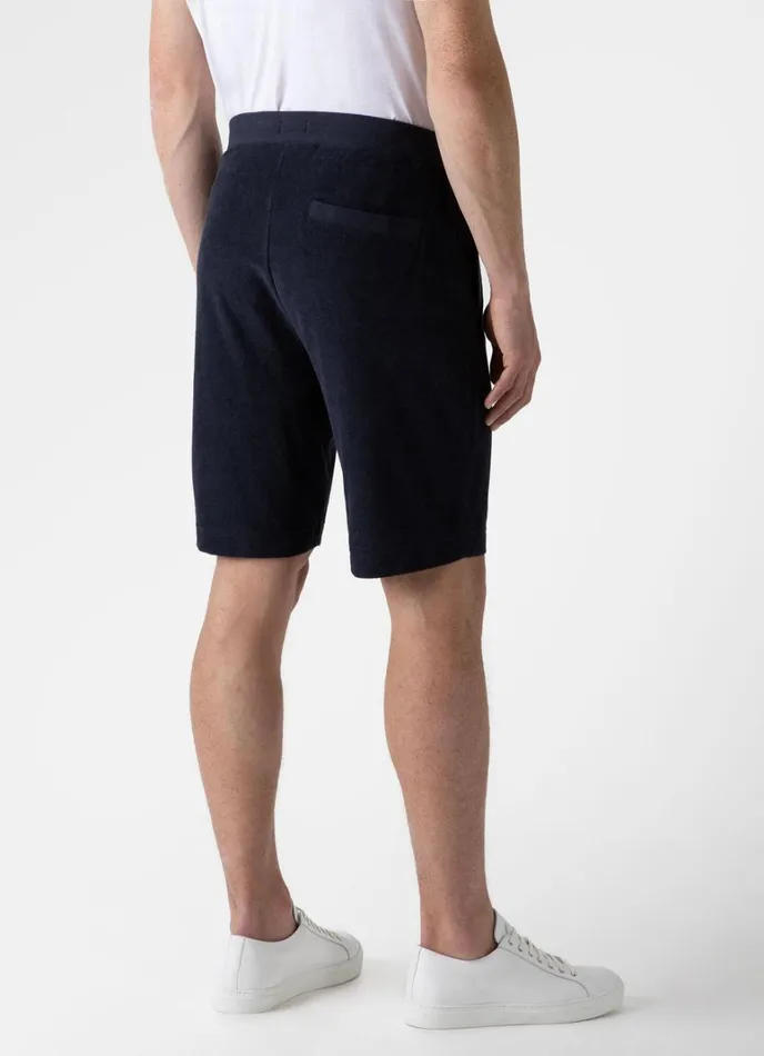 SUNSPEL Loungewear and Sleepwear Towelling Shorts Navy 8211 Men