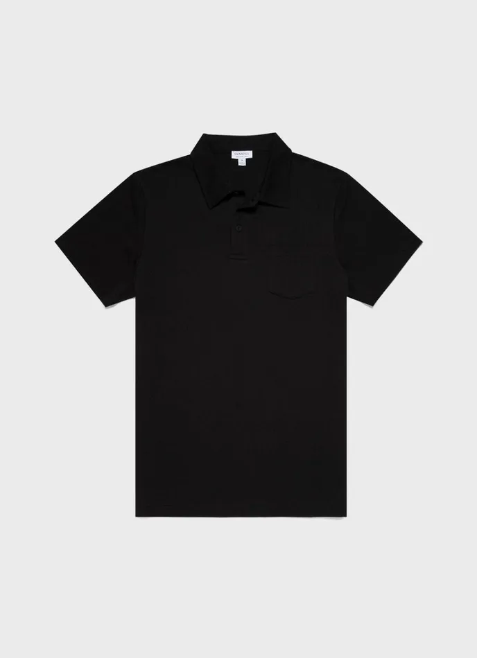 SUNSPEL Polo Shirts Riviera Polo Shirt Black 8211 Men