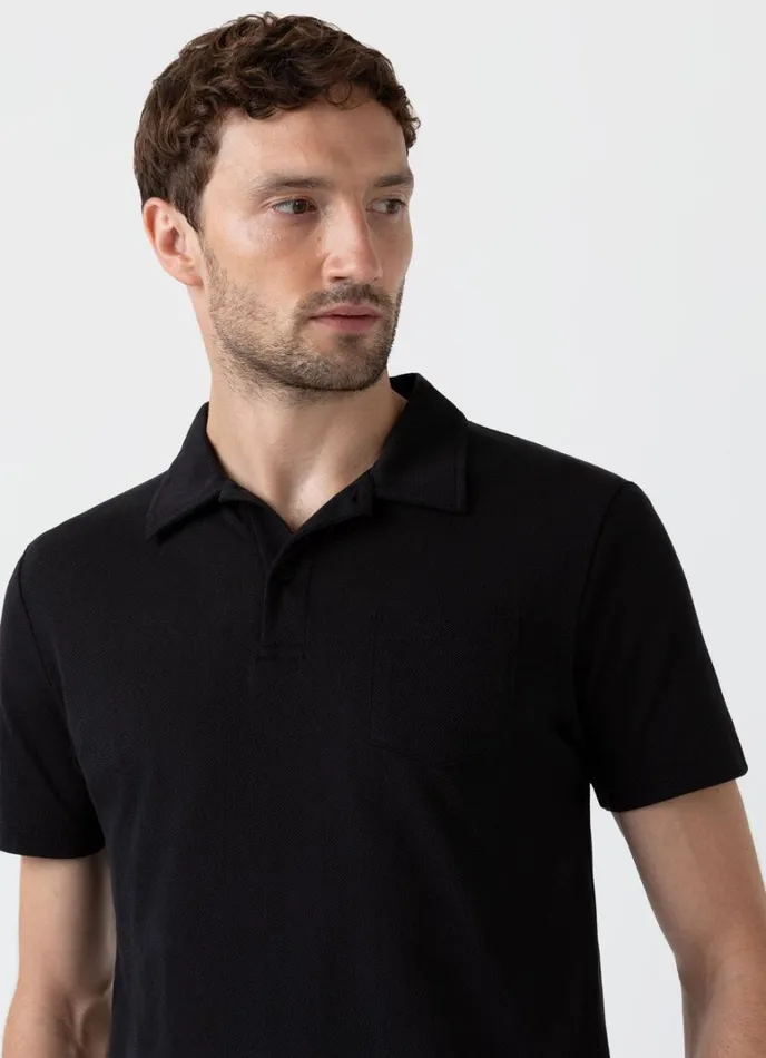 SUNSPEL Polo Shirts Riviera Polo Shirt Black 8211 Men
