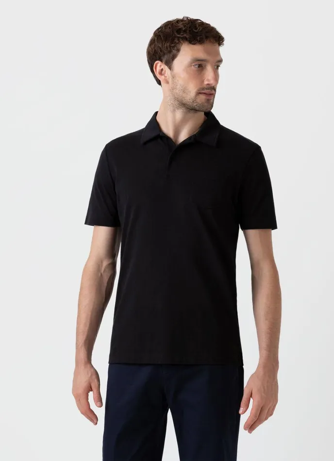 SUNSPEL Polo Shirts Riviera Polo Shirt Black 8211 Men