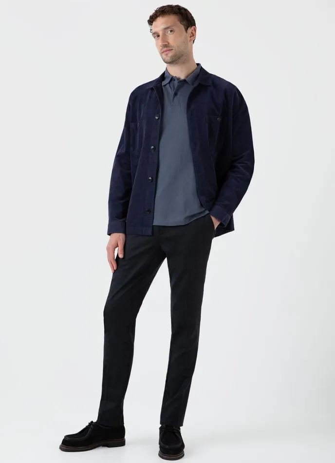 SUNSPEL Polo Shirts Riviera Polo Shirt Slate Blue 8211 Men