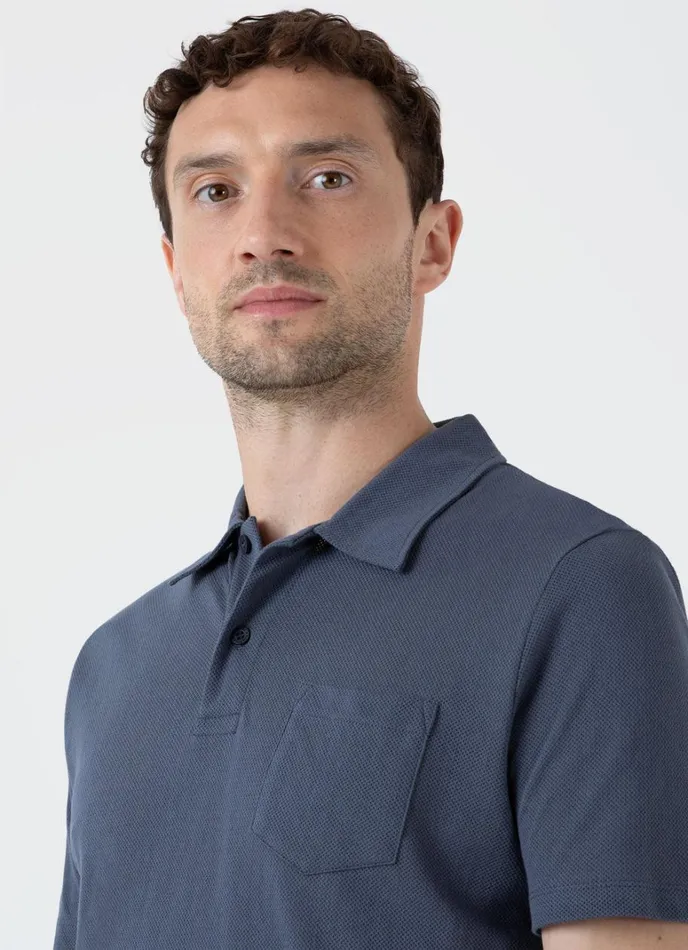 SUNSPEL Polo Shirts Riviera Polo Shirt Slate Blue 8211 Men