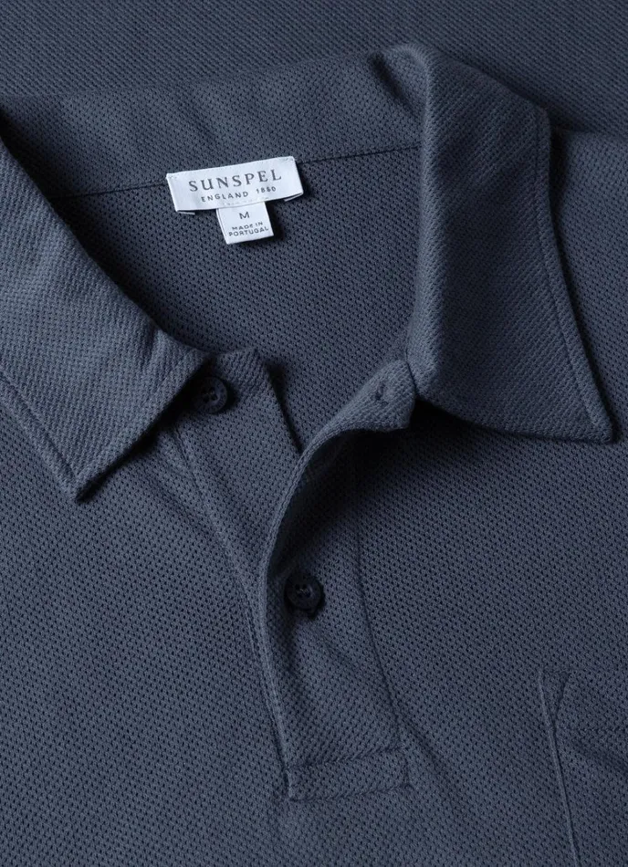 SUNSPEL Polo Shirts Riviera Polo Shirt Slate Blue 8211 Men