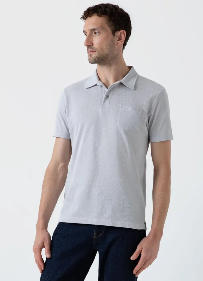SUNSPEL Polo Shirts Riviera Polo Shirt Smoke 8211 Men