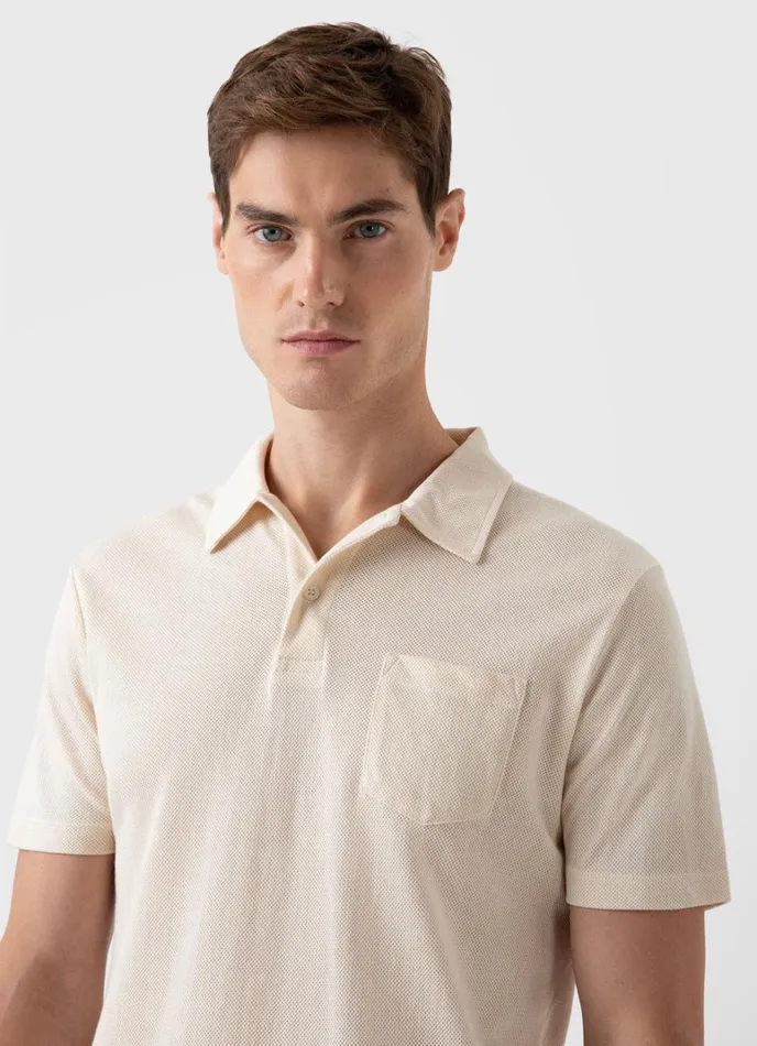 SUNSPEL Polo Shirts Undyed Riviera Polo Shirt Undyed 8211 Men