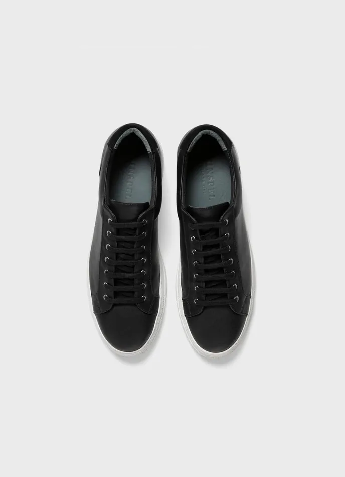 SUNSPEL Shoes Leather Tennis Shoe Black 8211 Women