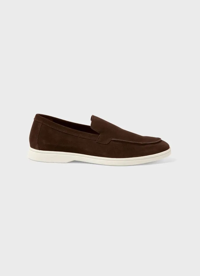 SUNSPEL Shoes Suede Loafer Brown 8211 Men