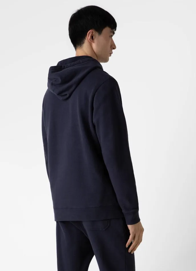 SUNSPEL Sweatshirts and Sweatpants Loopback Hoodie Navy 8211 Men