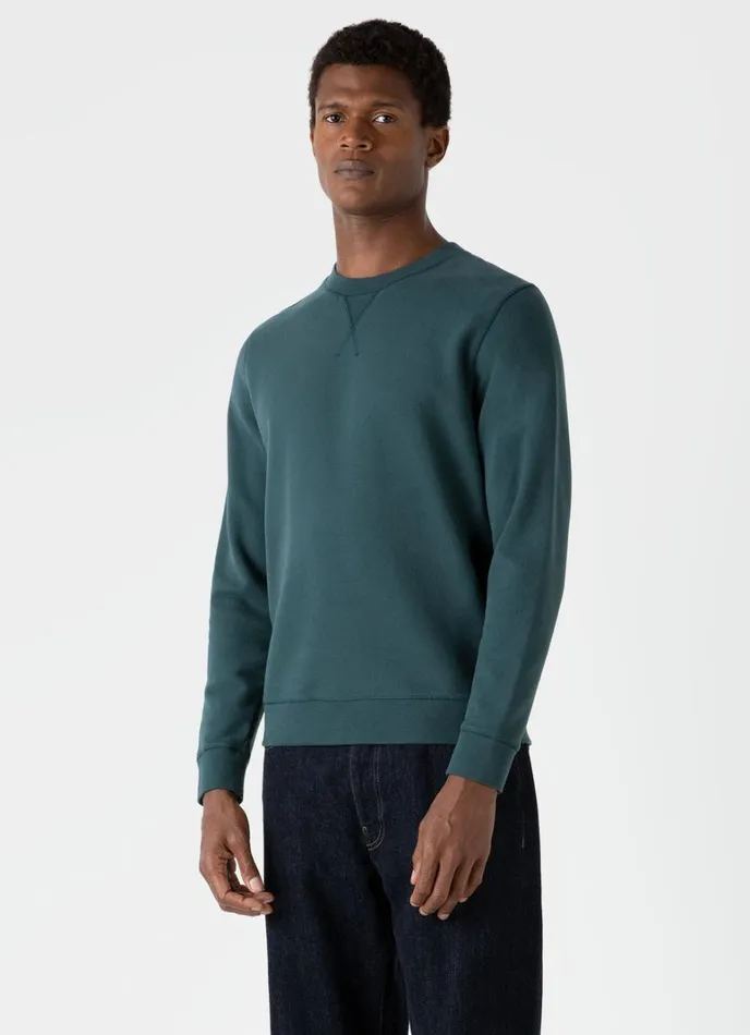 SUNSPEL Sweatshirts and Sweatpants Loopback Sweatshirt Peacock 8211 Men