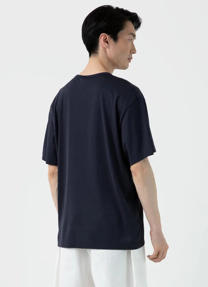 SUNSPEL Tshirts X Nigel Cabourn Tshirt Navy 8211 Men