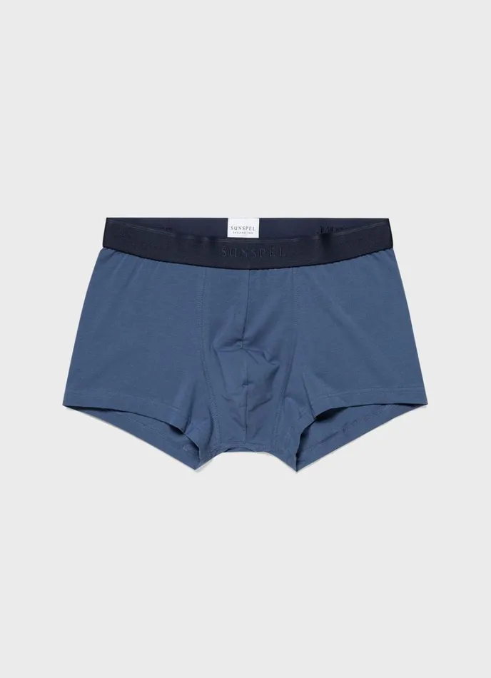 SUNSPEL Trunks and Shorts Stretch Cotton Trunks Atlantic Blue 8211 Men