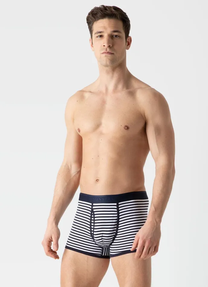 SUNSPEL Trunks and Shorts Superfine Cotton Trunks Whitenavy 8211 Men