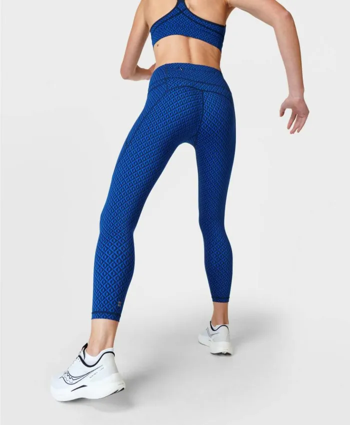 Sweaty Betty Power 78 Workout Leggings Blue Apex Geo Print Clothing 78 Length Sweaty Betty Power 78 Workout Leggings Blue Apex Geo Print Clothing 78 Length