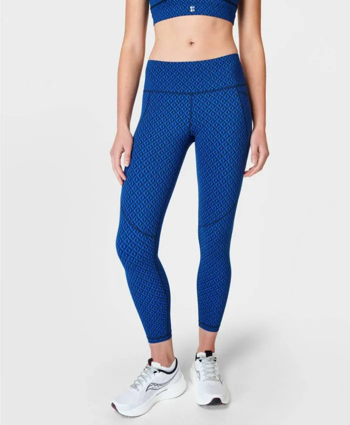 Sweaty Betty Power 78 Workout Leggings Blue Apex Geo Print Clothing 78 Length Sweaty Betty Power 78 Workout Leggings Blue Apex Geo Print Clothing 78 Length