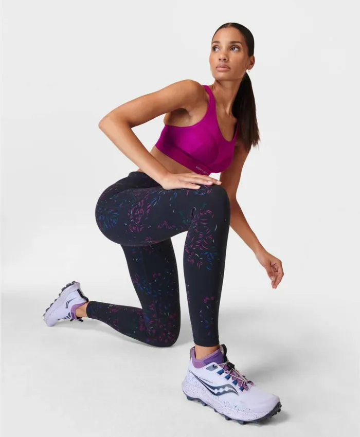 Sweaty Betty Power Workout Leggings Black Floral Stroke Print Clothing Full Length Sweaty Betty Power Workout Leggings Black Floral Stroke Print Clothing Full Length