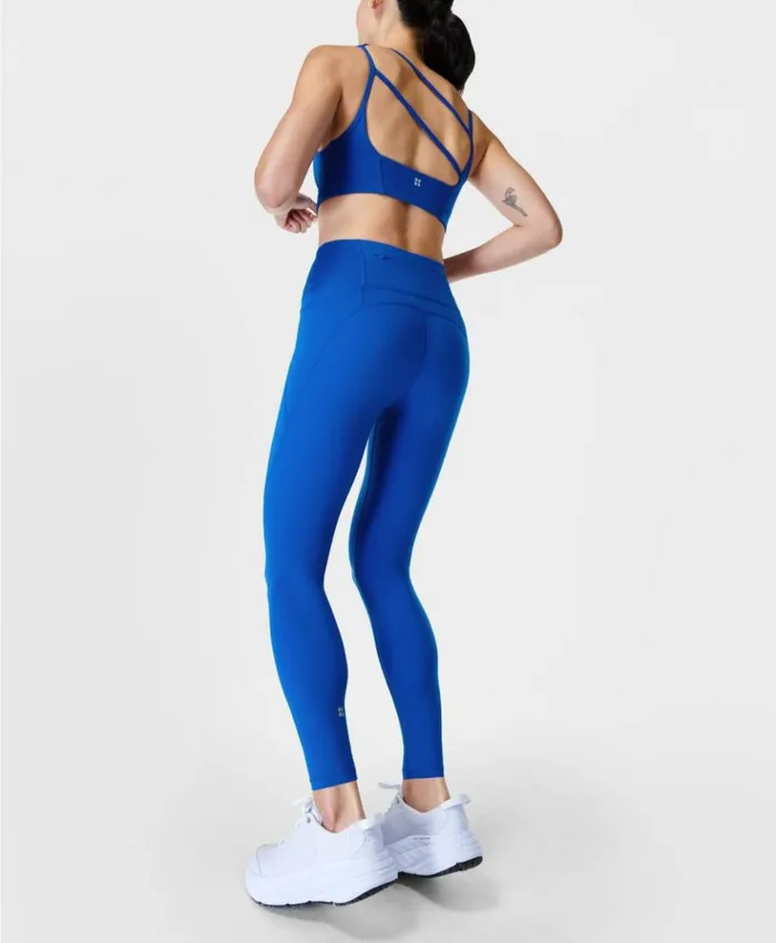 Sweaty Betty Power Workout Leggings Lightning Blue Clothing Full Length